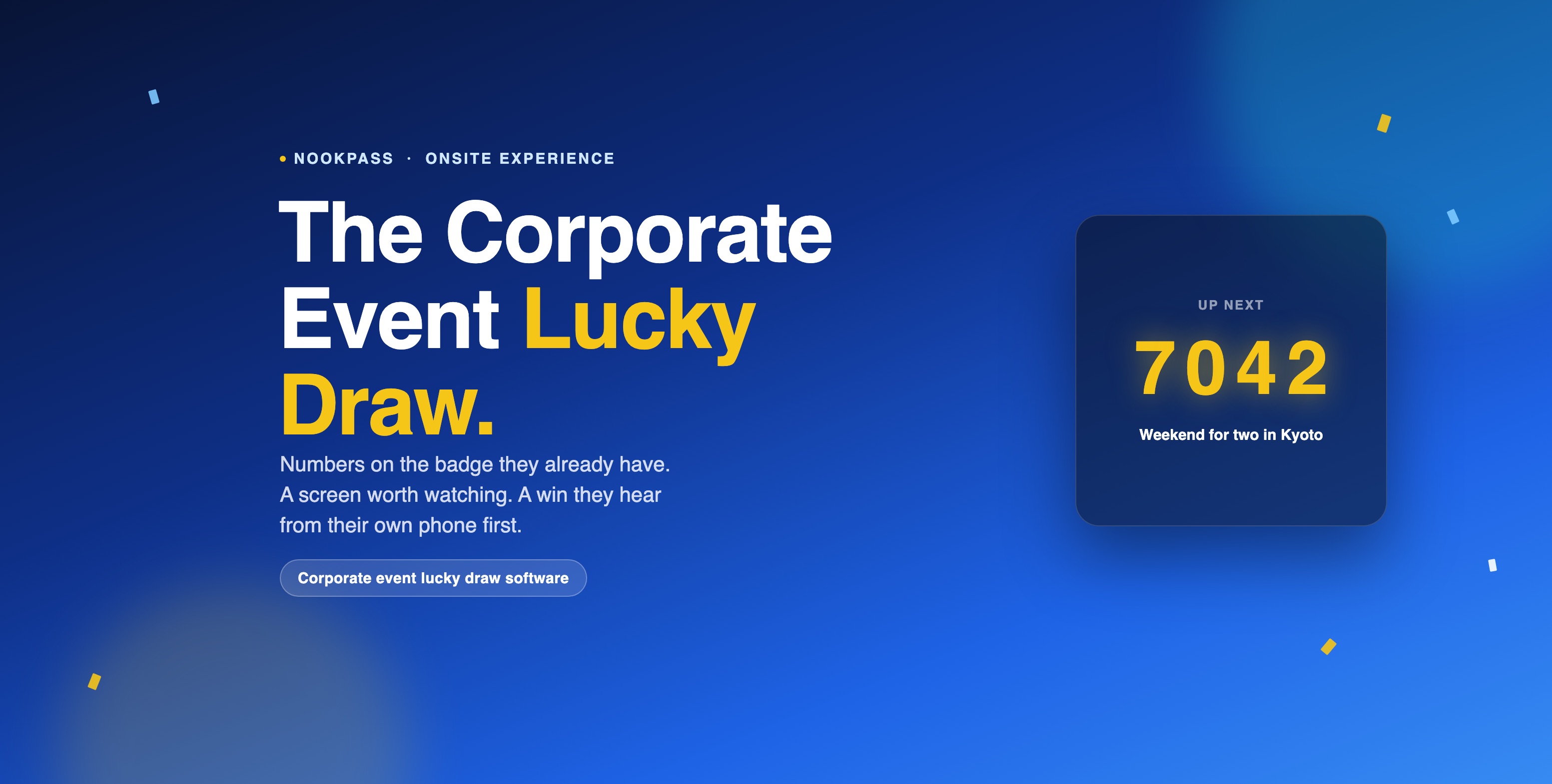 Corporate Event Lucky Draw Software: Retire the Paper Stubs